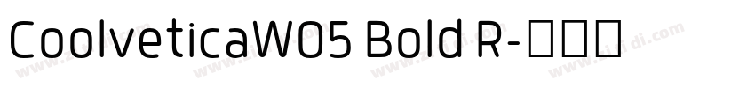 CoolveticaW05 Bold R字体转换 CoolveticaW05 Bold R字体转换